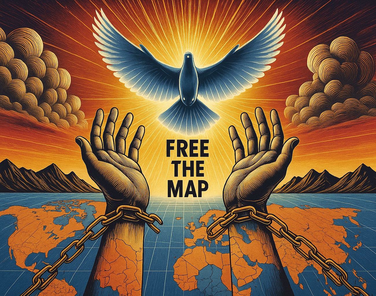Free the map logo